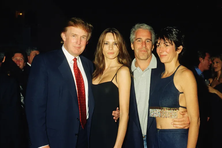Jeffrey Epstein & USA President Trump and his wife