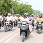 CG VIDEO : स्कूटी में निकले डिप्टी सीएम अरुण साव, बरसात