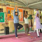 सेजस विद्यालय घुघुवा क में अंतर्राष्ट्रीय योग दिवस पर योग कार्यक्रम में प्रणव शर्मा उपस्थित हुए