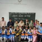 शासकीय कन्या उच्चतर माध्यमिक विद्यालय सेलूद में धूमधाम से मनाया गया शाला प्रवेश उत्सव