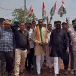 सीएम कार्यक्रम को काला झंडा दिखाने जा रहे कांग्रेसियों को पाण्डुका में रोका गया ,, भाजपा वा कांग्रेस के बीच हुई तीखी नोकझोंक,,