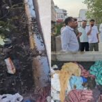 CG NEWS : नाला में कचरा फेंकने पर तीन दुकानों पर 30