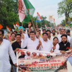 धर्मेंद्र प्रधान के इस्तीफे पर दुर्ग में कांग्रेस का विजय मार्च,जनता और छात्रों के लोकतांत्रिक संघर्ष की जीत बताया, शिक्षा व्यवस्था में व्यापक सुधार की मांग