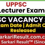 UPPSC GIC Lecturer Result 2026 Out
