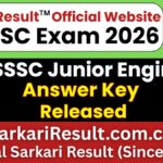 UPSSSC Junior Engineer Final Answer Key 2026 Out