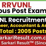 RRVUNL JE, Junior Assistant Recruitment 2026