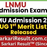 LNMU UG 2nd Merit List 2026 Out