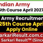 Indian Army JAG 125th Course April 2027 Recruitment