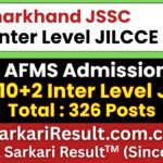 JSSC 10+2 Inter Level JILCCE Recruitment 2026