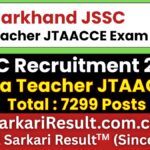 JSSC Para Teacher JTAACCE Recruitment 2026