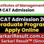 IIM CAT 2026 Admission Form