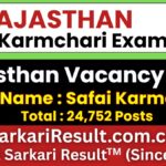 Rajasthan Safai Karmchari Recruitment 2026