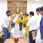 अमित शाह से मिली छत्तीसगढ़ भाजपा सोशल मीडिया टीम