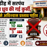 गाड़ाडीह में सरपंच ज्योति ध्रुव की गई कुर्सी, 10 मतों से अविश्वास प्रस्ताव पारित