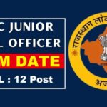 RPSC Junior Legal Officer JLO Admit Card 2026