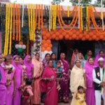 ग्राम पंचायत भवन को सजाया दुल्हन की तरह वा शान से लहराया तिरंगा,,,