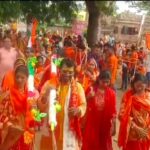 विधायक रोहित साहू के साथ कावड़ यात्रा में बडी संख्या में शिवभक्त हुए शामिल,,,
