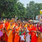 बोल बम के गगन भेदी नारों के साथ सर्व ब्राह्मण समाज ने निकाली कांवड़ यात्रा