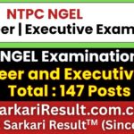 NTPC NGEL Engineer and Executive Post Recruitment 2026