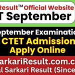 CTET September Online Form 2026 Link Active