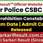 Bihar Police Prohibition Constable Result 2026 Out