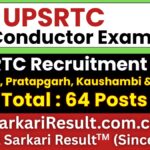 UPSRTC Bus Conductor Recruitment 2026