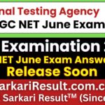 NTA UGC NET June Answer Key 2026