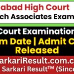 Allahabad High Court Research Associates Admit Card 2026 Out