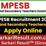 MPESB Primary and Secondary Teachers MSPSTET Recruitment 2026