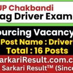 UP Chakbandi Vibhag Driver Recruitment 2026