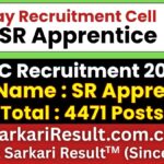 RRC SR Apprentice Recruitment 2026