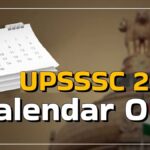 UPSSSC Exam Calendar 2026 Upcoming Exam Date