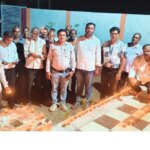 सेवा संकल्प अभियान के तहत बोरिद में 1101 आशीर्वाद के दीप जलाकर मनाया गया प्रधानमंत्री नरेंद्र मोदी का जन्मदिन