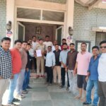 फेसबुक पर अभद्र टिप्पणी के विरोध में नगर कांग्रेस ने सौंपा ज्ञापन