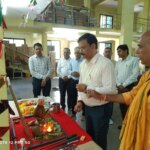 विश्वविद्यालय परिसर स्थित प्रेस में विश्वकर्मा पूजा