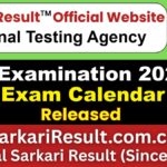 NTA Exam Calendar 2026-27, NTA Upcoming Notification / Exam Date