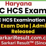 HPSC HCS Mains Result 2026 Out