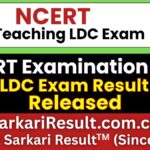NCERT LDC Post Result 2026 Out