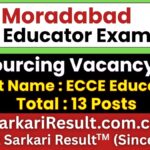 UP Moradabad ECCE Educator Recruitment 2026