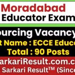 UP Moradabad ECCE Educator Recruitment 2026