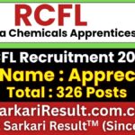 RCFL Apprentices Recruitment 2026 | Apply Online