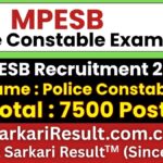 MP Police Constable Recruitment 2026