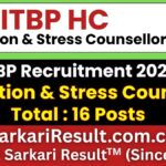 ITBP Head Constable (Education & Stress Counsellor) Recruitment 2026