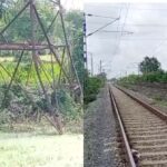 ग्रैंड न्यूज़ की खबर के बाद जागे अफसर, रेलवे ट्रैक के ऊपर