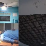 CG NEWS: परीक्षा के दौरान बच्चों पर गिरा छत का प्लास्टर, 3