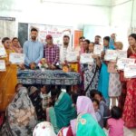 सेवा संकल्प अभियान के तहत आंगनवाड़ी में गोद भराई और अन्नप्राशन का कार्यक्रम आयोजित किया गया ।