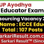 UP Ayodhya ECCE Educator Recruitment 2026