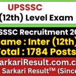 UPSSSC Inter (12th) Level Recruitment 2026