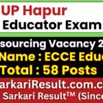 UP Hapur ECCE Educator Recruitment 2026