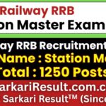 Railway RRB Station Master Recruitment 2026